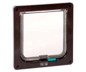 Karlie Cat Door 2-Way Brown 20X19.2 Cm Pet Door With Passage