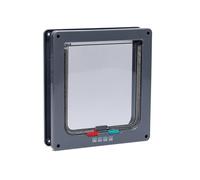 Karlie Cat Door 4-Way Lock for Large Cats Width 23.5 cm Height 25.2 cm Anthracite