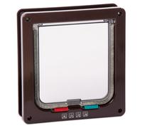 Karlie Cat Door 4-Way Wall Brown Tunnel For Walls 20X19.2 Cm