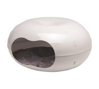 Karlie Cat Home You Zoo Donuut Cat Cave 47x27x49cm White Plastic Insert