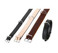 Karlie Collar Rondo Sewn Black Extra Wide For Dogs, Leather, 2-Layer