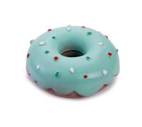 Karlie Doggy Donut Dog Toy, Latex, Green, 12 x 12 x 5 cm
