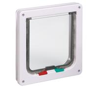 Karlie Flamingo Cat Door 4-Way White, RRP 16.99 EUR, NEW