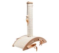 Karlie Flamingo Cat Scratching Post Seagrass With Toy Ella, NEW