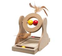 Karlie Flamingo Cat Wooden Scratching Toy Tumbler, RRP 19.89 EUR, NEW
