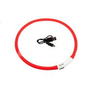 Karlie Flamingo Visio Light LED Hose Collar, 70 cm, Red