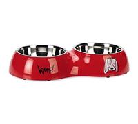 Karlie Jairo Dog Bowl 960 ml Red Dinner Set 2 x 480 ml