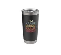 Karlie Name Karlie Personalized Name First Given Stainless Steel Insulated Tumbler