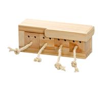 Karlie Rody Brain Train Cube 2 Intelligence Toy For Dogs 21.5Cm Natural