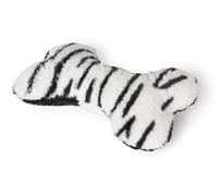 Karlie Safari Bone Myca Dog Toy, Plush, Black/White/Zebra, 20 x 12 x 5 cm