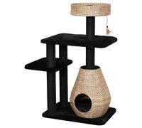 Karlie Scuro II Scratching Post - Black / Natural