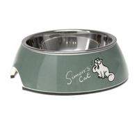 Simon's Cat by Karlie 522105 Cat Bowl 14 x 14 x 4.5 cm 160 ml Green