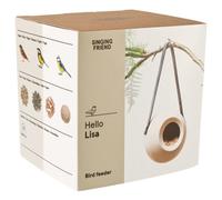 Karlie Singing Friend Bird Feeder/Birdhouse Lisa Beige, RRP 19.99 EUR, New