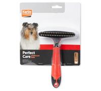 Karlie Flamingo Undercoat Rake, Double Row Red/Black, RRP 17.59 EUR, New