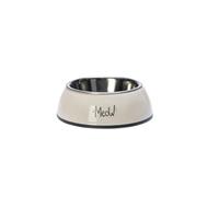 Karlie Yaren Cat Bowl Length 14 cm Width 14 cm Height 5 cm 220 ml Beige/Light Grey