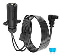 KarlKers 7 Pin Trailer Plug to DC 12V Power Cord Cable for Car Refrigerator, 12V/24V Car Fridge Freezer Cooler Chargers for RV Truck Trailer Portable Refrigerator (16.5FT)