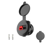 KarlKers Anderson Power Pole Connector with a Weather Tight Cover, Waterproof Quick Connect Wire Connectors 45 Amp PP15 to 45, Power Pole Cover for Smart Battery Box, Marine Boat, Motorcycle, Truck RV