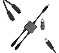 KarlKers Parallel Adapter Cable, 8mm, Solar Combiner Cable, Y Branch, 10.7in, 10A, 45V, 300W, Reverse Current Protection, Compatible with Jackery