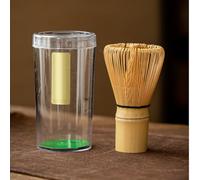 KARLOR Bamboo Chasen Matcha Tea Whisk, 100 Prongs, Tea Chasen Tea Whisk, Matcha Powder, Handmade Tea Accessories from Chinese Song Dynasty for Japanese Tea Ceremony (100 Broom Bristles)
