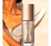 KARLOR Body Highlighter Oil 40 ml Liquid Glitter Cream Body Oil with Rose Gold Glitter