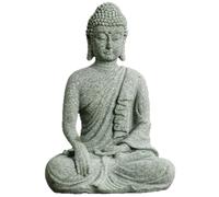 KARLOR Buddha Statue Garden, Buddha Figures Stone Small Buddha Figure Meditation Garden Decoration Landscape Design Aquarium Decoration Indoor Outdoor Zen Room Decorations (Sitting Buddha)