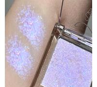 KARLOR Eyeshadow Shimmering Metallic Purple Mother of Pearl Eyeshadow Glitter Pigmented Brightening Diamond Highlighter Eyeshadow Single Colour Sparkling Shiny Eyeshadow Glitter Sparkle (09#Purple)