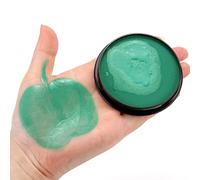 KARLOR Face Body Paint, 30g aqua make-up, Professional Water Based Face Paint, Face Painting Body Painting Single Cake Makeup Club Halloween Carnival Cosplay Party (dark green)