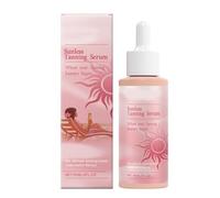 KARLOR Face Self-Tanning Serum, 60 ml Self-Tanning Essence Sunless Tanning Serums with Ginseng Avocado Oil, Moisturising