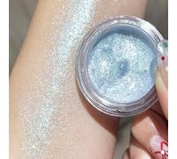 KARLOR Liquid Eye Highlighter - Creamy Blue Glitter Eye Shadow, Shimmer Face Highlighter Makeup, Radiant Gel Eyeshadow (04#)