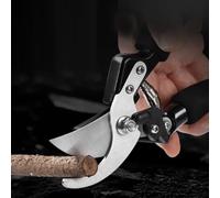 KARLOR Professional Heavy Duty Pruning Shears - 8" Gardening Secateurs Hedge Shears with Steel Blade, 2-Stage Lock, High-Tension Spring Garden Scissors Gardening Shears for Effortless Branch Cutting