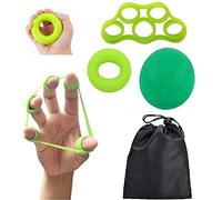 KARLOR Stress Relief Balls Hand Exercise Grips Strengthener Set, Finger Exerciser Kit, Grip Trainer Wrist Exercise Set for Adults and Children, Wrist, Thumb Pain, Rock Climbing