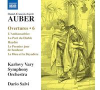 Karlovy Vary Symphony Orchestra; Dario Salvi - Daniel-Francois-Esprit Auber: Overtures, Vol. 6 - L'Ambassadrice; La Part du Diable; Haydee; Le Premier jour de bonheur; Le Dieu et la Bayadere