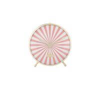 Karlsson Alarm clock, Candy Swirl - Flamingo Pink and White (KA6008PI)