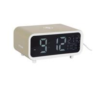 Karlsson Alarm Clock Chunky LED Display Wireless Phone Charging Alarm Clock