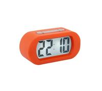 Karlsson Alarm Clock Gummy Rubberised Bright Orange