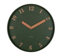 Karlsson Amena Wall clock KA6083GR - Unisex - 40 cm - Quartz Green 40 cm