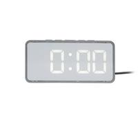 Karlsson Audaz Alarm Clock with LED Digital Display (White)