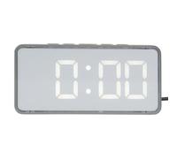 Karlsson Audaz Alarm Clock with LED Digital Display (White)