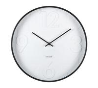 Karlsson Ayuno Wall clock KA6063BK - Unisex - 40 cm - Quartz Black 40 cm