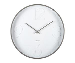 Karlsson Ayuno Wall clock KA6063GY - Unisex - 40 cm - Quartz Grey 40 cm