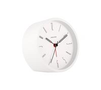 Karlsson Belle Numbers Iron Alarm Clock Alarm clock KA5915WH - Unisex - 11 cm - Quartz White 11 cm