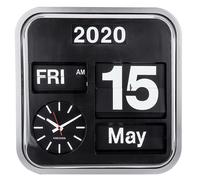 Karlsson Big Flip KA4202 - Unisex - 44 cm - Analogue - Quartz Black 44 cm