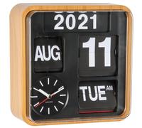 Karlsson Big Flip & Mini Flip Retro Wall Clocks with Day, Date, Year & Time