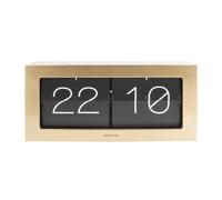 Karlsson Boxed Flip XL Table clock KA5642GD - Unisex - Quartz Gold 9 X 37 X 17,5
