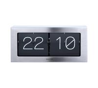 Karlsson Boxed Flip XL Table clock KA5642ST - Unisex - Quartz Silver 9 X 37 X 17,5