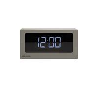 Karlsson Boxed LED Alarm clock KA5868WG - Unisex - Quartz Grey