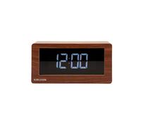 Karlsson Boxed LED DarkBoxed LED Light Wood Table Clock Table clock KA5899DW - Unisex - Quartz - Wood Wood 7 x 25 x 12,5 cm