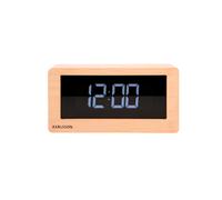 Karlsson Boxed LED Light Wood Table Clock Table clock KA5899WD - Unisex - Quartz - Wood Wood 7 x 25 x 12,5 cm