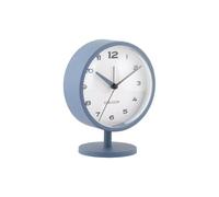 Karlsson Brisk Alarm Clock on Stand with Dome Lens (Classic Blue)