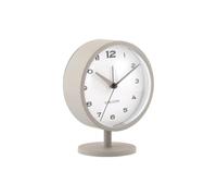 Karlsson Brisk Alarm Clock on Stand with Dome Lens (Dark Grey)